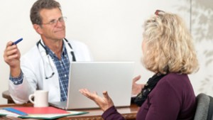 Medical Consultant Chatting with Patient at Bon secours Consultants Clinic, glasnevin, dublin 9